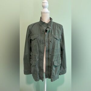 Gap Women’s green cotton utility jacket medium
